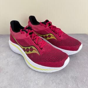 Saucony Shoes Womens Size US 10 Kinvara 14 Pink Sparkle Athletic Sneakers